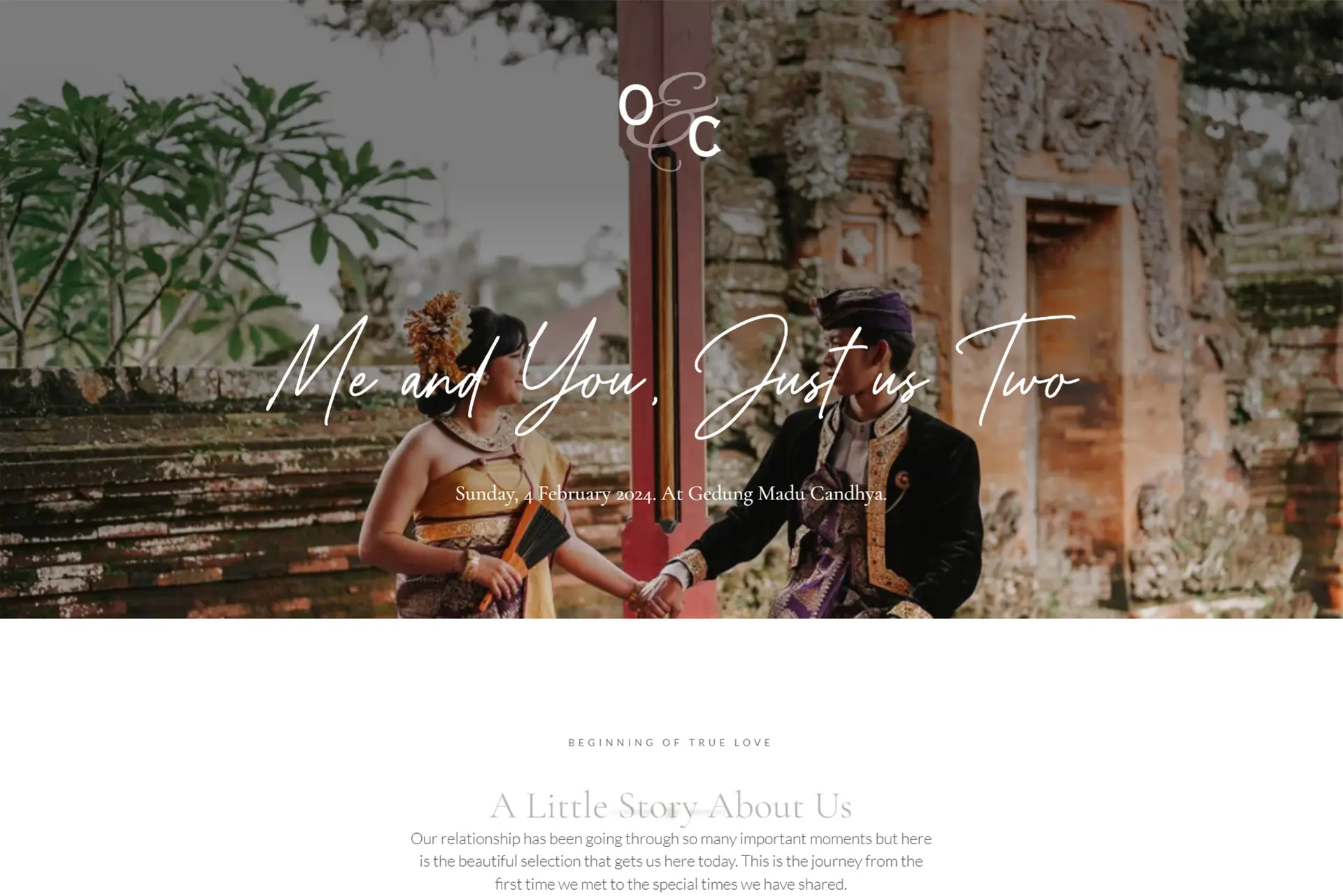 Public Display Wedding invitation