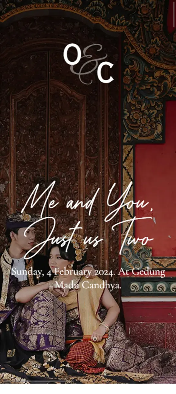 Public Display Wedding invitation